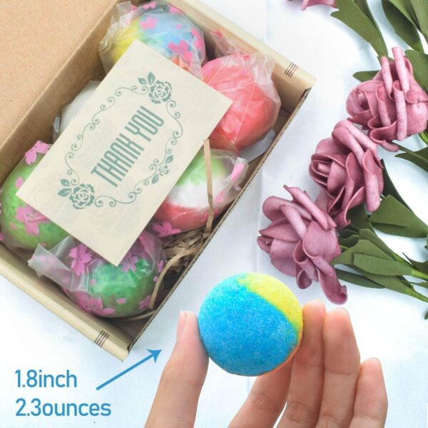 12 Organic & Natural Bath Bombs - Image 5