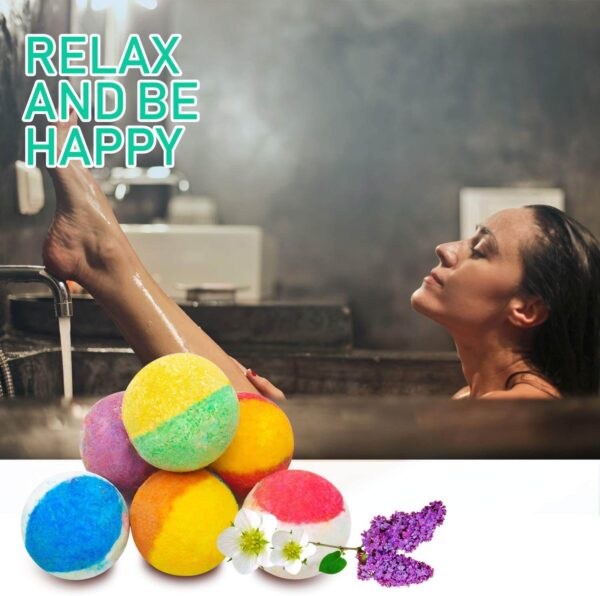 12 Organic & Natural Bath Bombs - Image 7