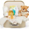 Baby Gift Set - Unisex Gift Hamper Full of Baby Products in a Cream Keepsake Box