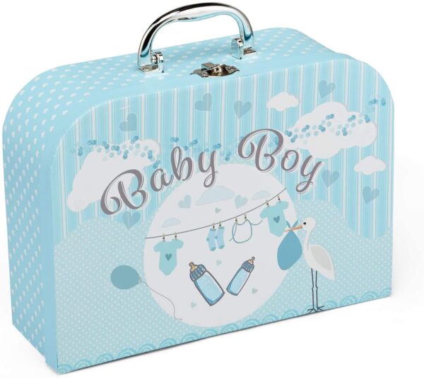 Baby Gift Set - Hamper Full of Baby Products in a Baby Boy Keepsake Box - Image 7